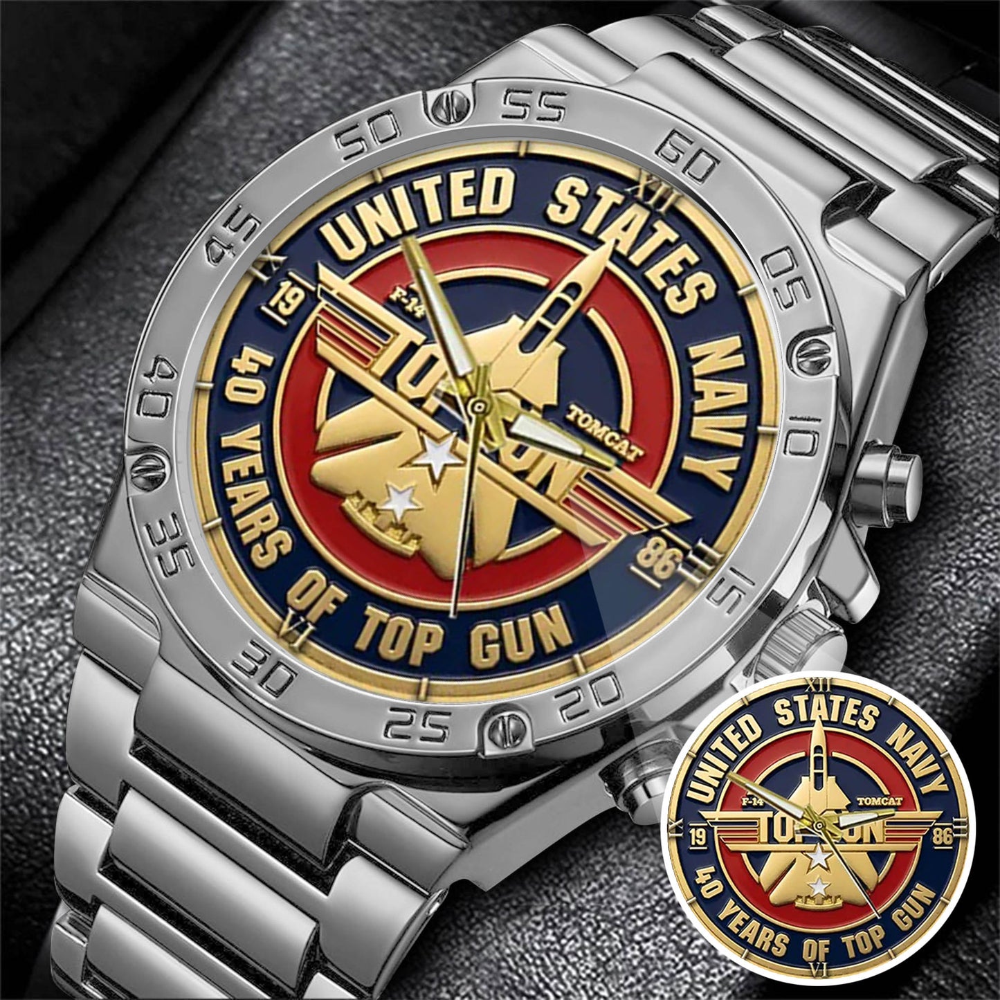 The 40th Aniversary Of Top Gun Custom Watch