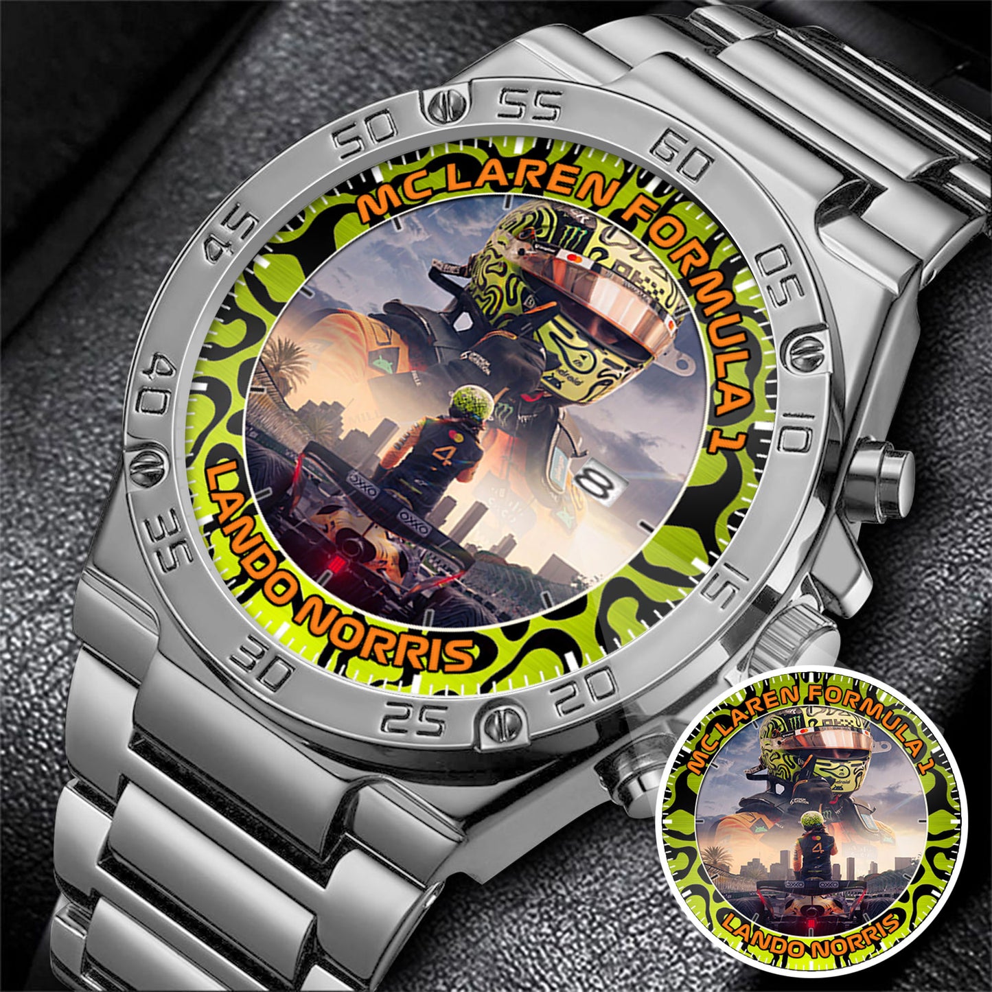F1 Lando Norris McLaren Personalized Watch