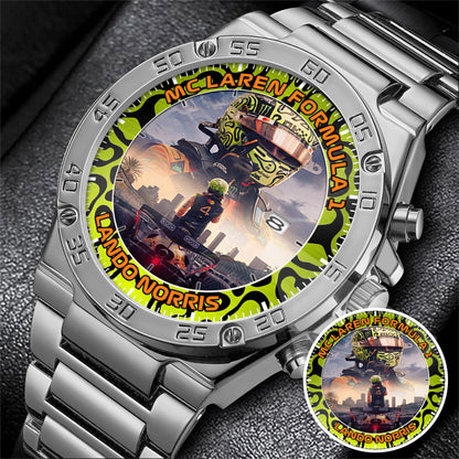 F1 Lando Norris McLaren Personalized Watch