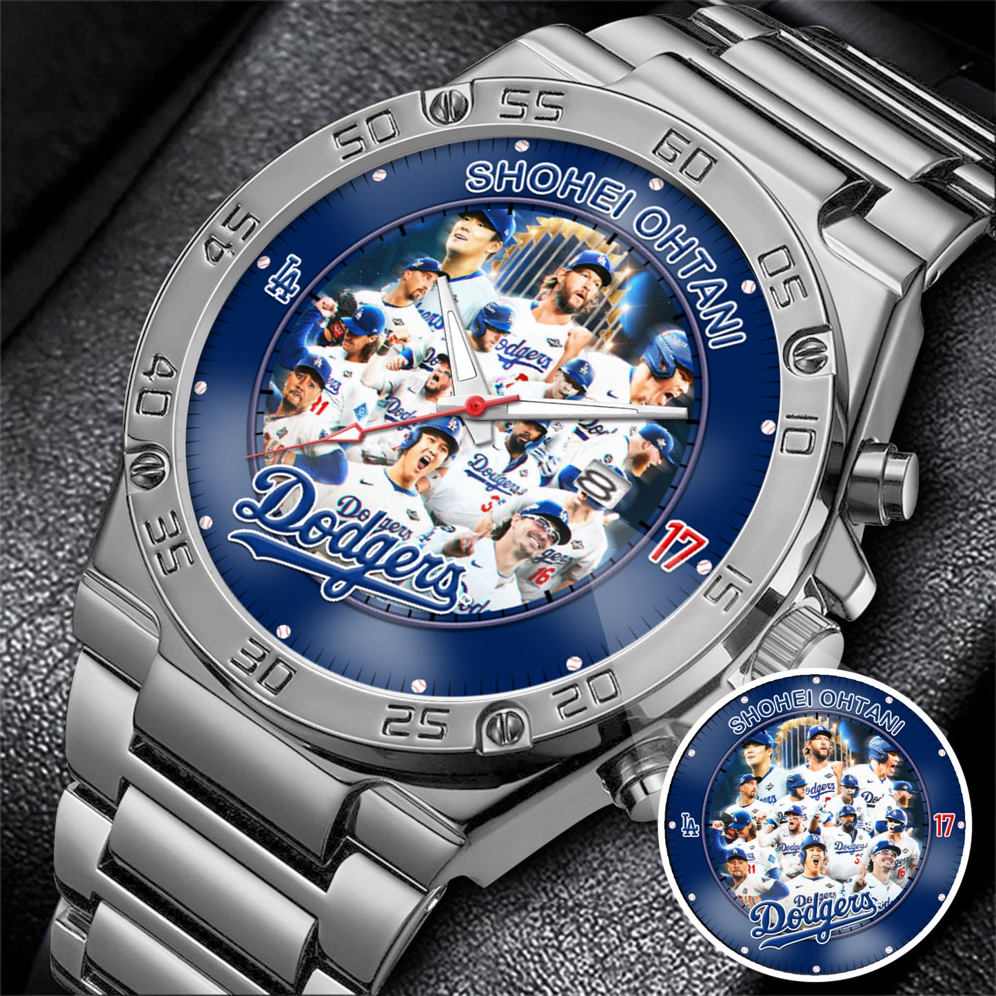 Personalized LA Dodgers 2025 Worlds Series Champion Watch