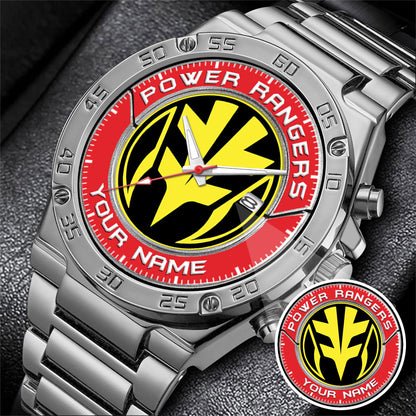 Mighty Morphin Power Rangers Tigerzord Custom Name Watch