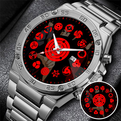 Anime Uchiha Clan Mangekyou Sharingan Art Watch