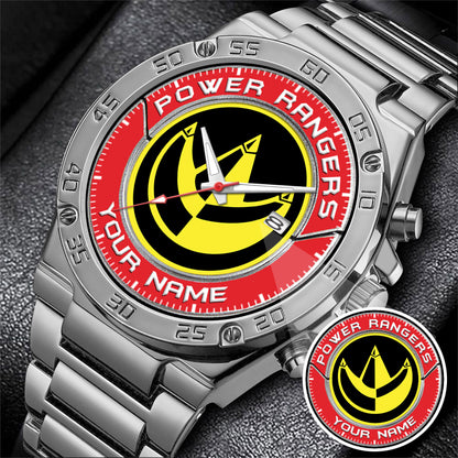 Mighty Morphin Power Rangers Dragon Zord Custom Name Watch