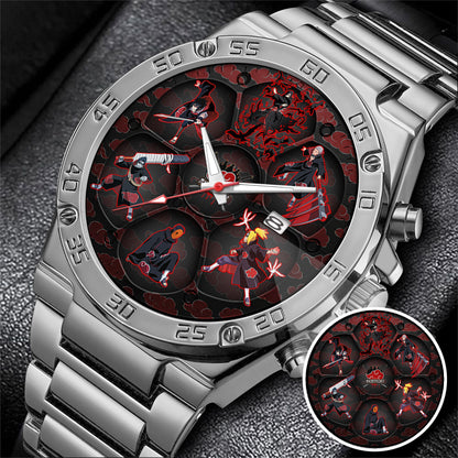 Anime Akatsuki Clan Art Custom Watch