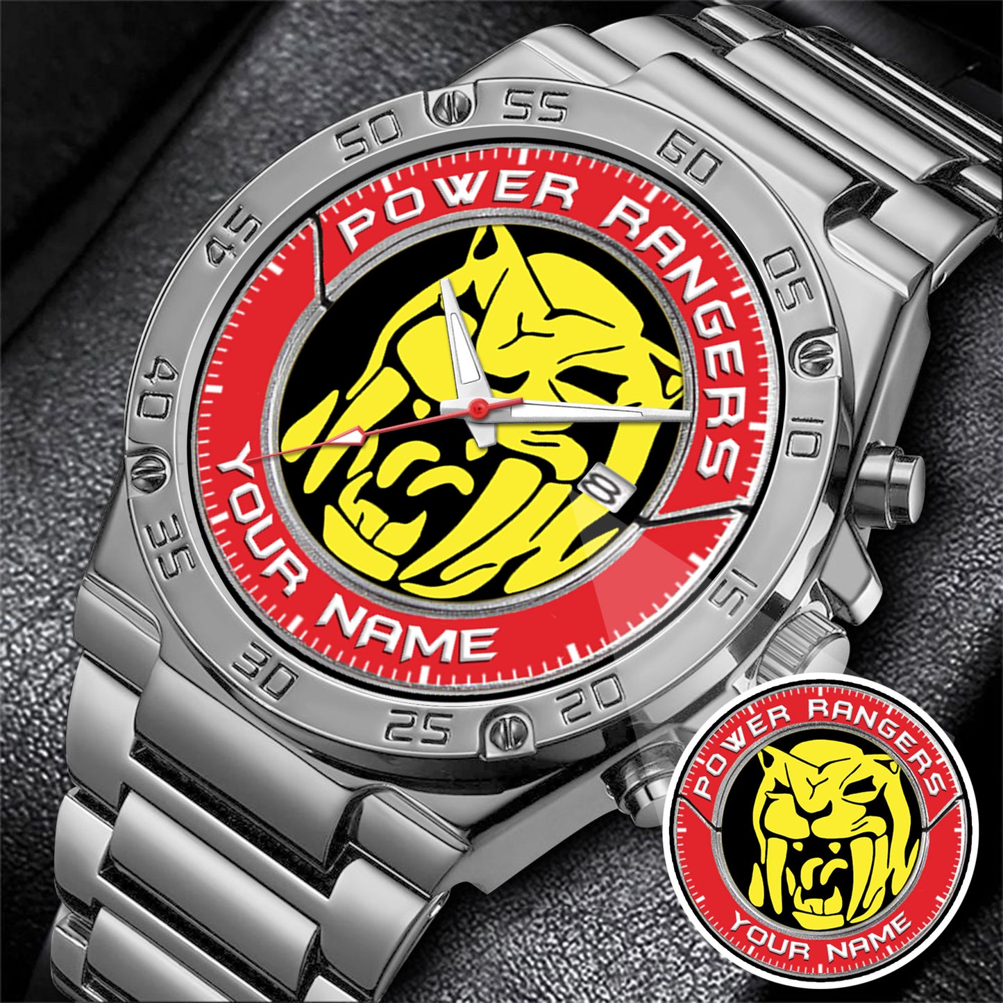 Mighty Morphin Power Rangers Saber-Toothed Tiger Watch