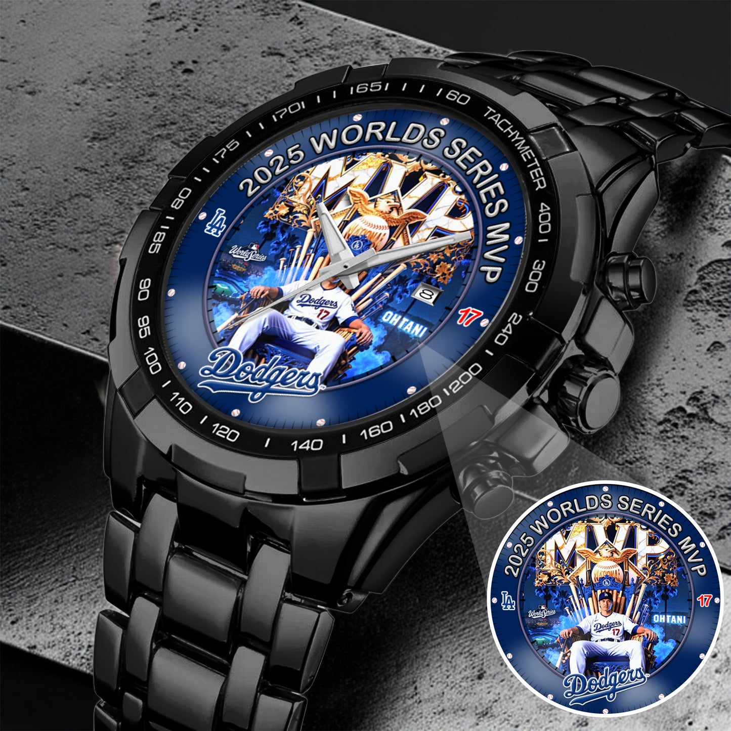 LA Dodgers 2025 Worlds Series Shohei The Goat Champion Watch