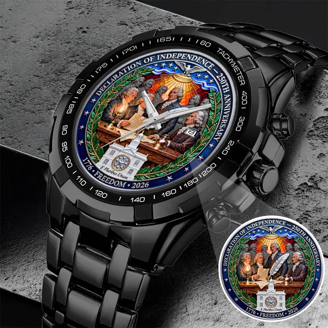 USA 250th Anniversary Founding Fathers Watch