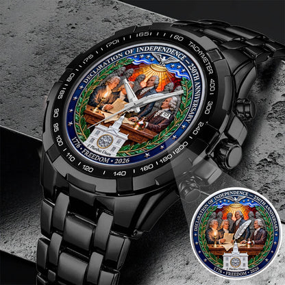 USA 250th Anniversary Founding Fathers Watch