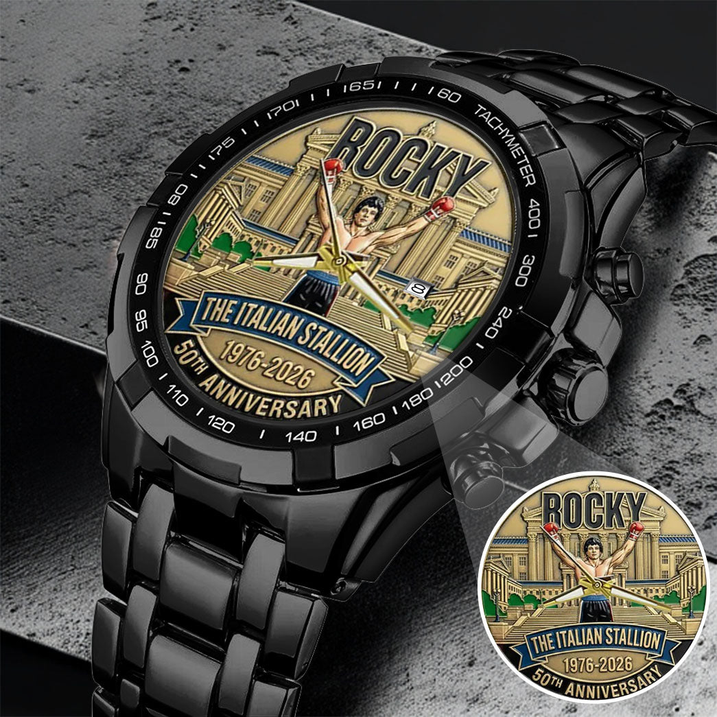 Rocky Balboa Never Stay Down 50th Anniversary Boxing Watch