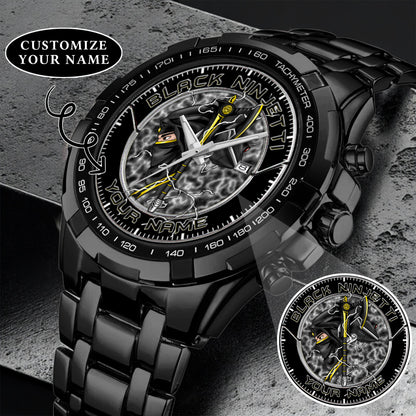 Power Rangers Black Ninjetti Personalized Watch