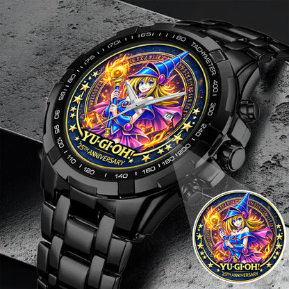 Anime Yugioh 25th Anniversary Coin Magician Girl Custom Watch