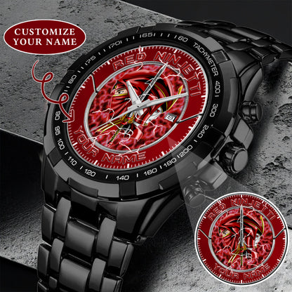 Power Rangers Red Ninjetti Personalized Watch