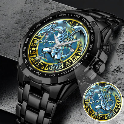 Anime YGO Blue-Eyes White Dragon Watch Dial – Limited Art Design