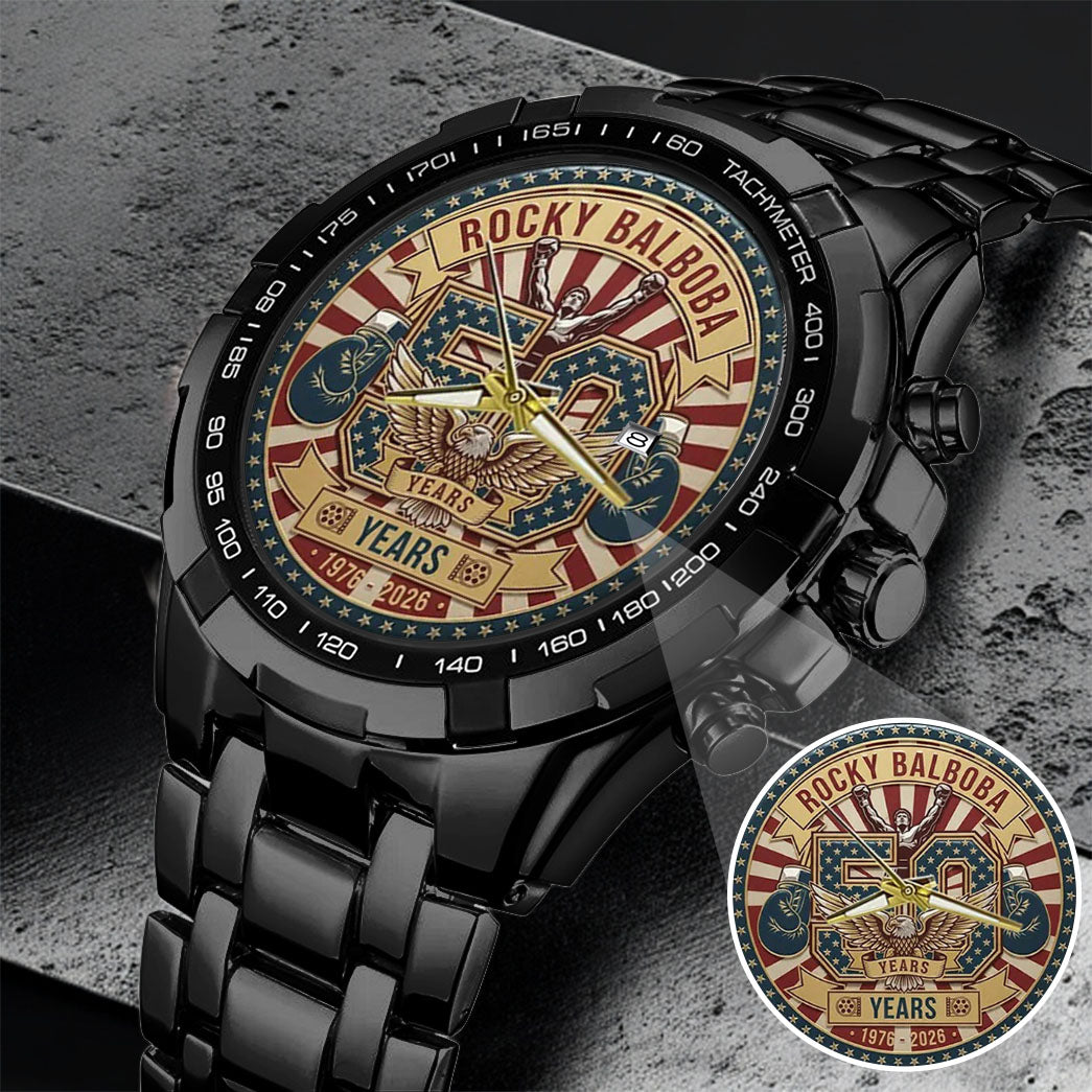 Rocky Balboa Never Stay Down 50th Anniversary Boxing Watch