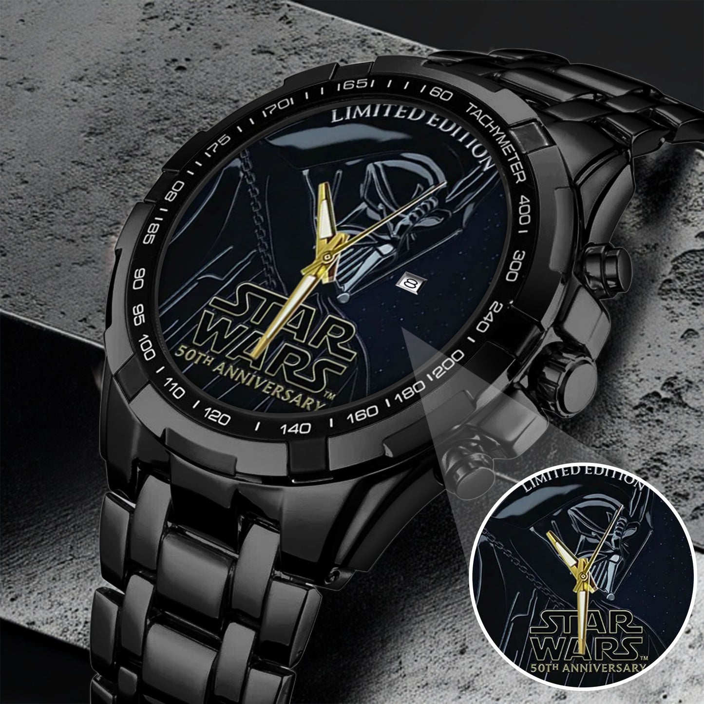 Star Wars 50th Anniversary Stainless Steel Watch