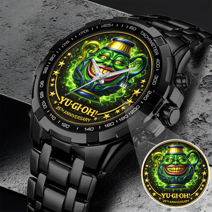 Anime Yugioh 25th Anniversary Coin Pot of Greed Custom Watch