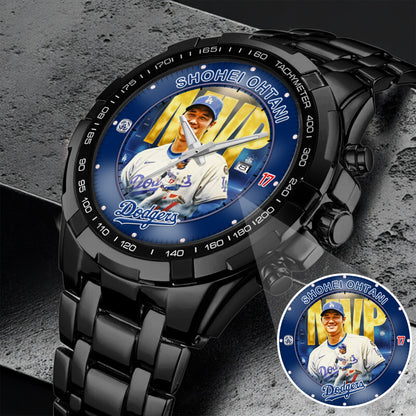 Baseball Shohei Ohtani 2025 MVP, Back to Back AL MVP, LA Dodgers Baseball Personalized Watch