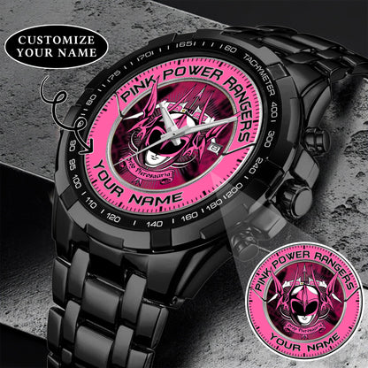Mighty Morphin Power Rangers Pterodactyl Custom Name Watch