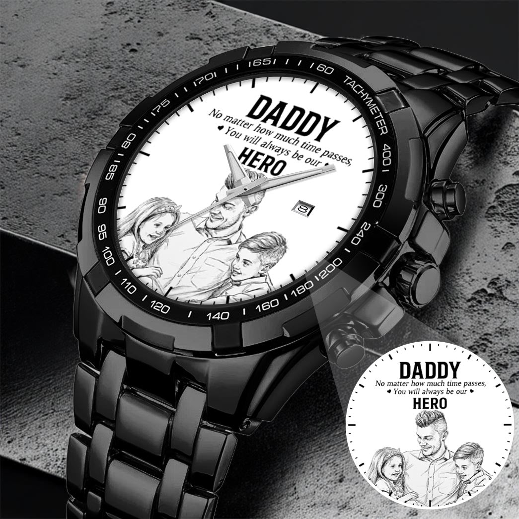 Father's Day Hero Husband Daddy Grandpa Limited Edition Watch