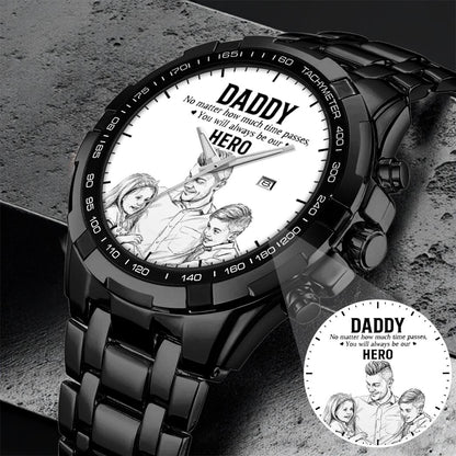 Father's Day Hero Husband Daddy Grandpa Limited Edition Watch
