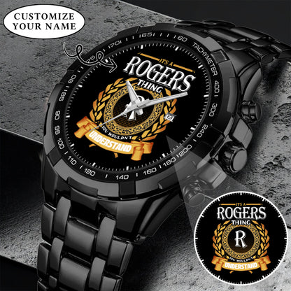 Personalized It's A Thing You Wouldn't Understand Custom Name Watch