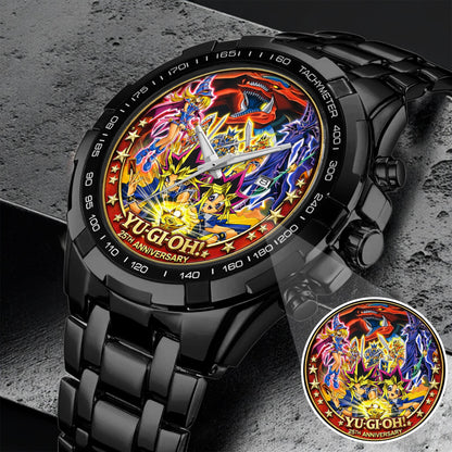 Anime Yugioh 25th Anniversary Coin Custom Watch