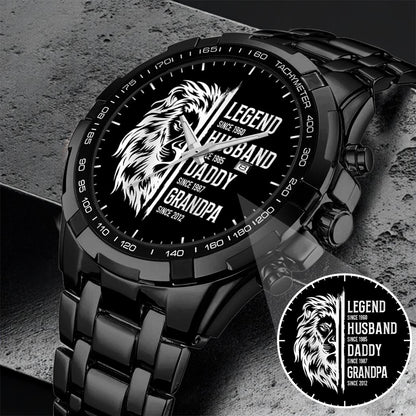 Father's Day Legend Husband Daddy Grandpa Limited Edition Watch