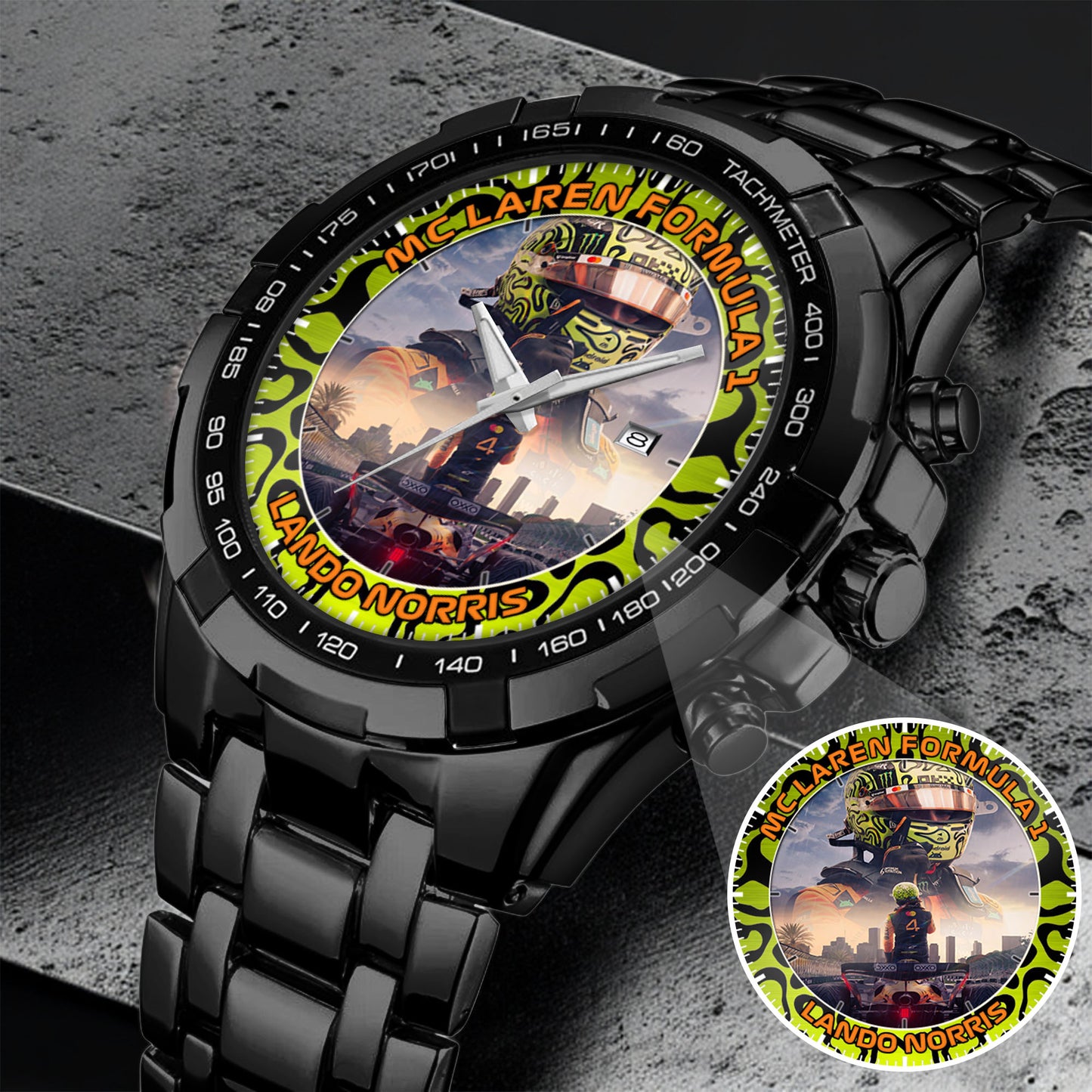 F1 Lando Norris McLaren Personalized Watch