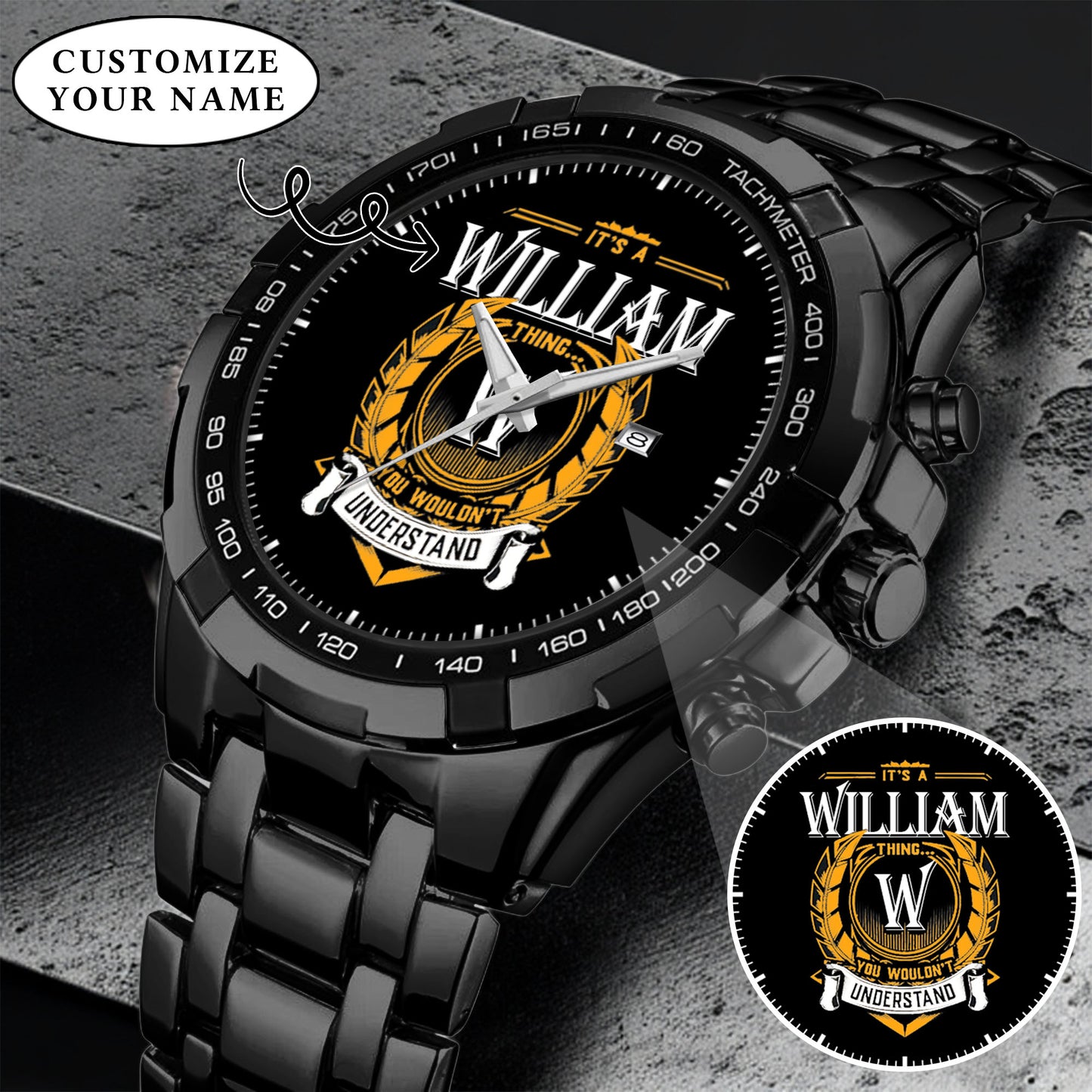 Personalized It's A Thing You Wouldn't Understand Custom Name Watch