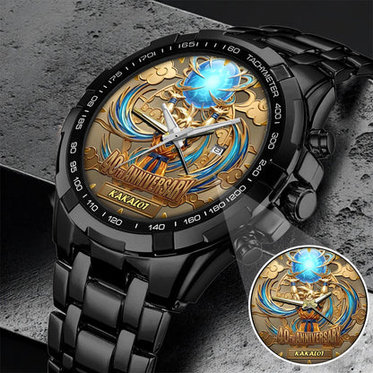 Personalized Spirit Bomb 40th Anniversary Watch – Custom Name For Milestone Celebration