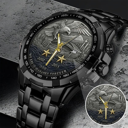 Seattle Seahawks 50th Anniversary 2026 Stainless Steel Watch