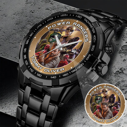 Legendary Tommy Oliver Rangers Art JDF Merories Custom Watch