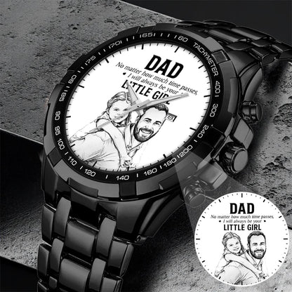 Father's Day Dad and Little Girl Husband Daddy Grandpa Limited Edition Watch