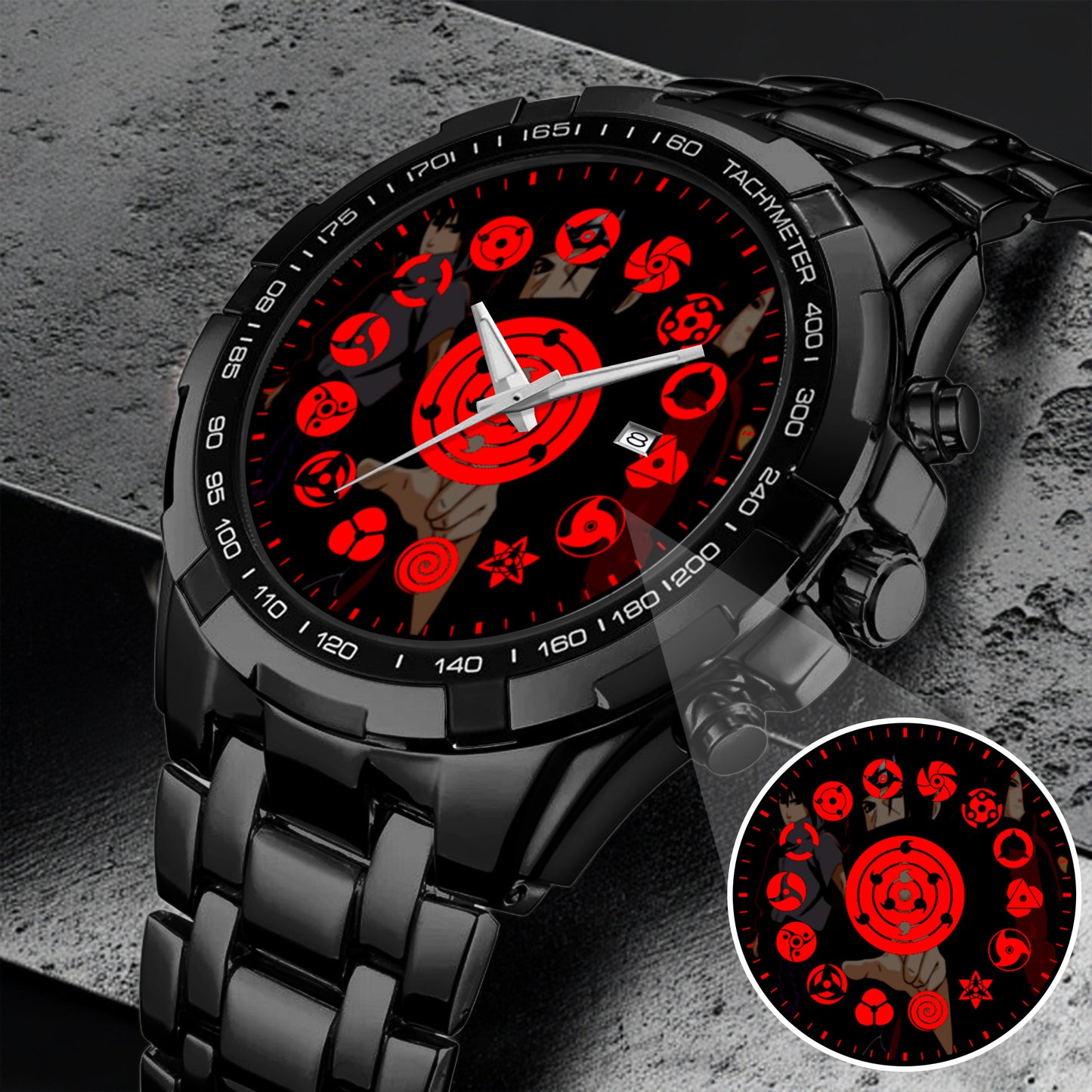 Anime Uchiha Clan Mangekyou Sharingan Art Watch