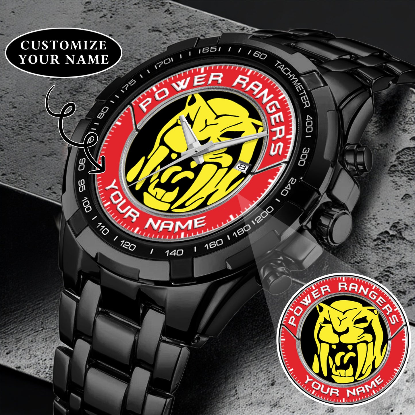 Mighty Morphin Power Rangers Saber-Toothed Tiger Watch
