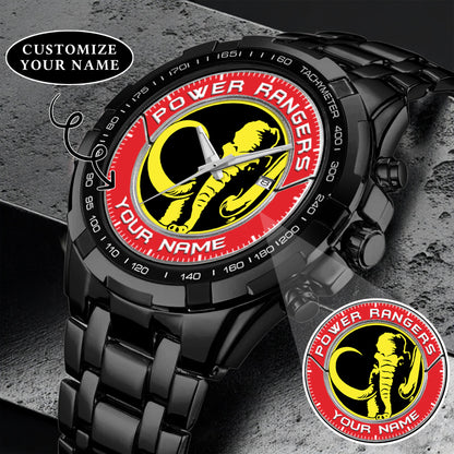 Mighty Morphin Power Rangers Mastodon Custom Name Watch