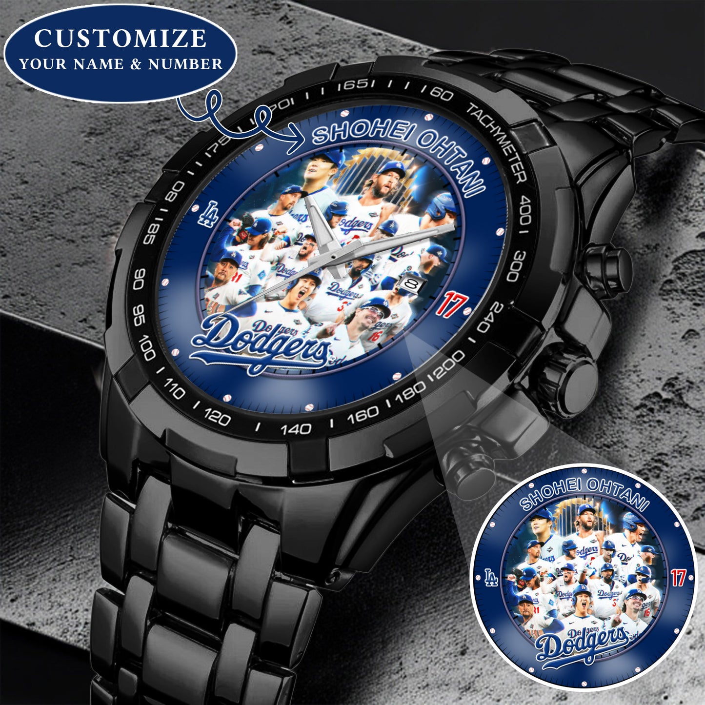 Personalized LA Dodgers 2025 Worlds Series Champion Watch