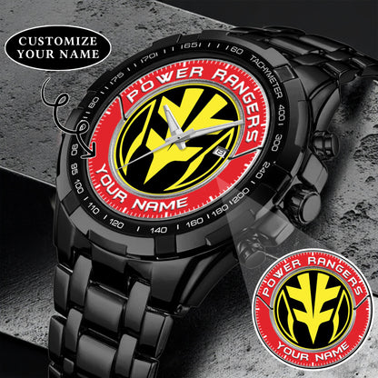 Mighty Morphin Power Rangers Tigerzord Custom Name Watch