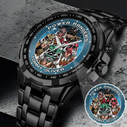 Legendary Tommy Oliver Rangers Art JDF Merories Custom Watch