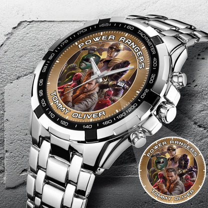 Legendary Tommy Oliver Rangers Art JDF Merories Custom Watch