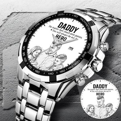 Father's Day Hero Husband Daddy Grandpa Limited Edition Watch