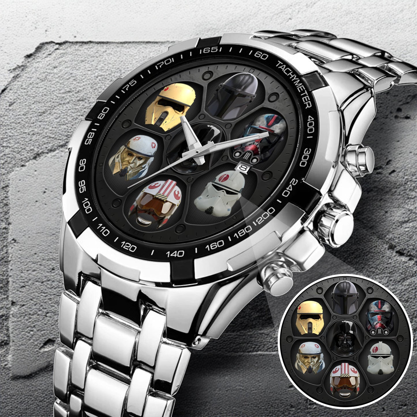 Movie Star Wars Stormtroopers Helmet Personalized Watch