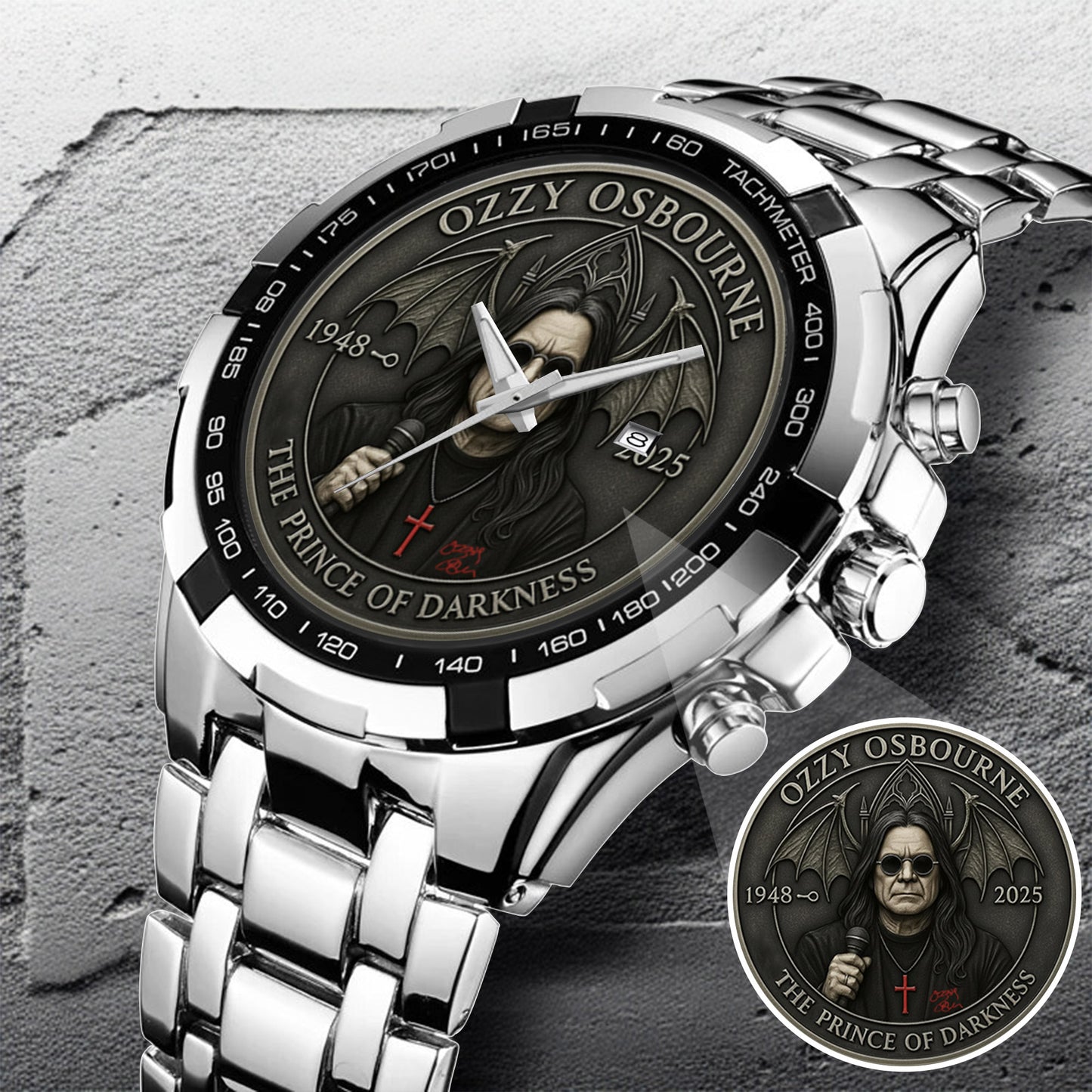 The Prince of Darkness Watch – Gothic Rock Style Watch for Fans & Collectors