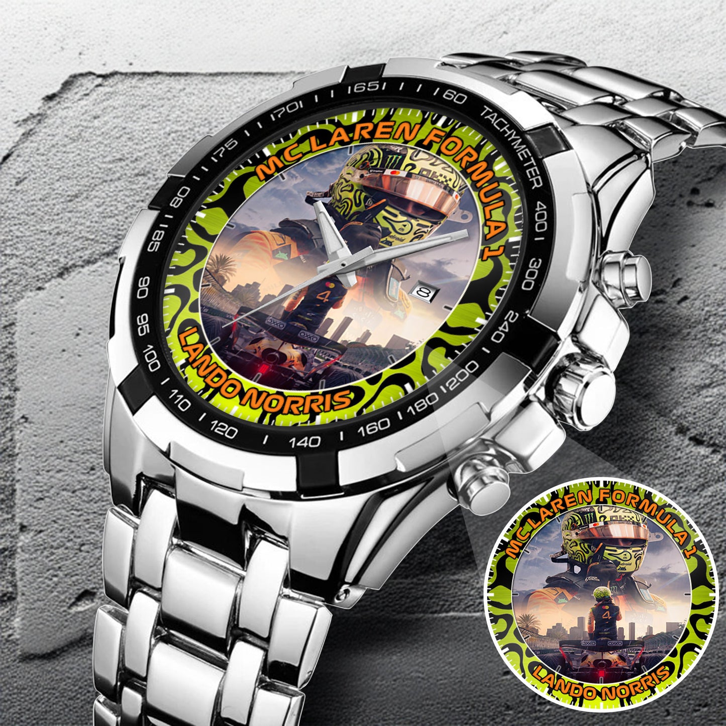 F1 Lando Norris McLaren Personalized Watch