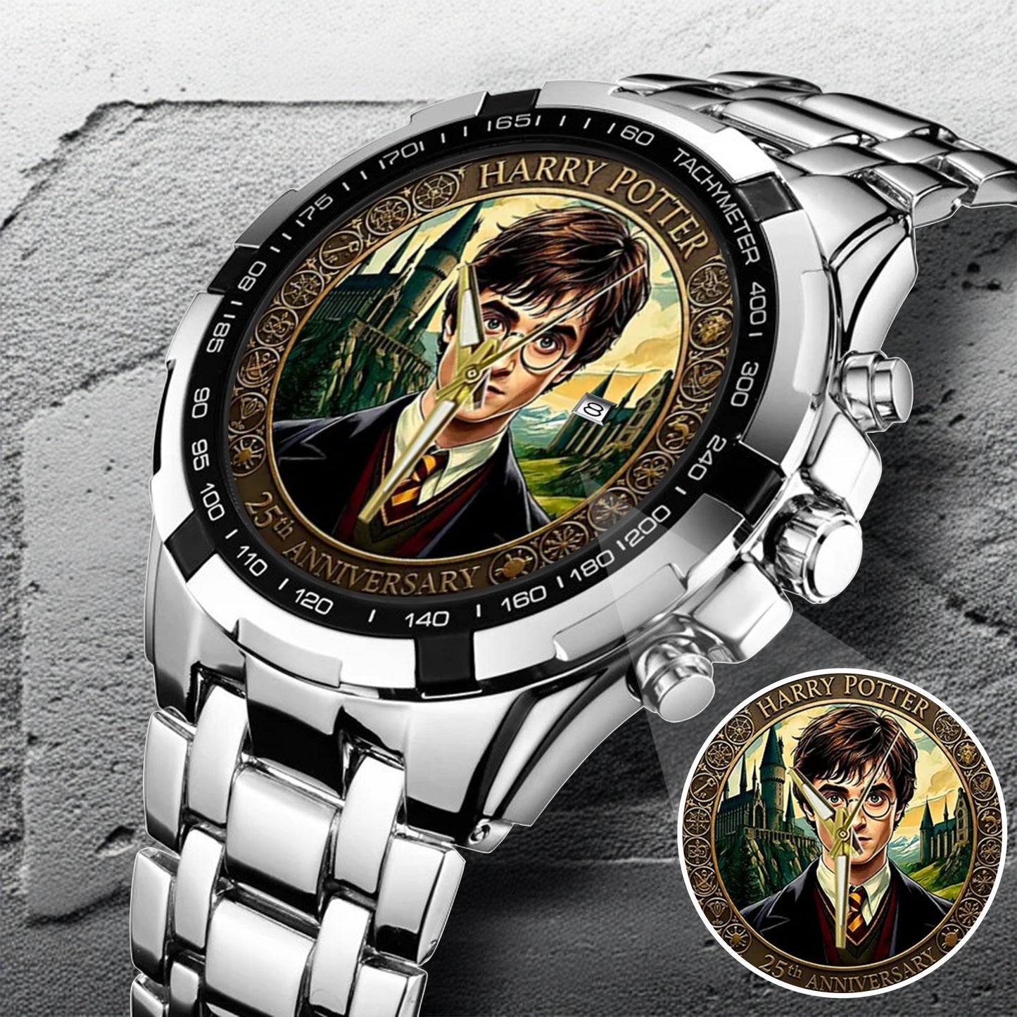 Harry Potter 25th Anniversary Stainless Steel Watch