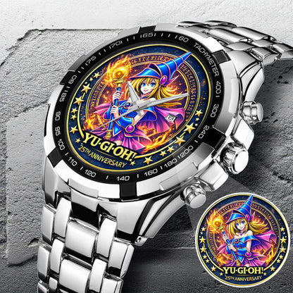 Anime Yugioh 25th Anniversary Coin Magician Girl Custom Watch