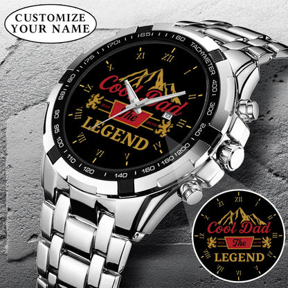 Personalized Father's Day Cool Dad The Legend Watch