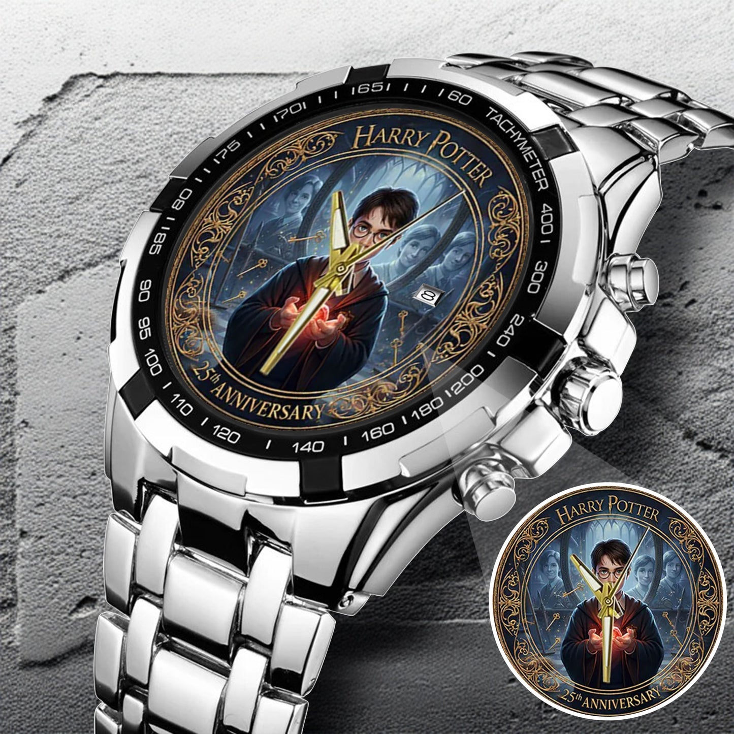 Harry Potter 25th Anniversary Stainless Steel Watch