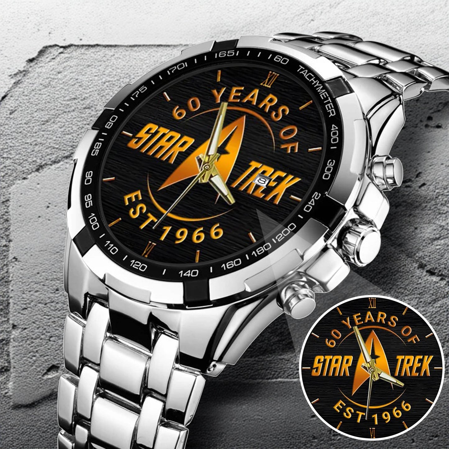 Star Trek 60th Anniversary Stainless Steel Watch