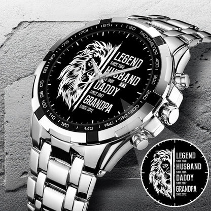 Father's Day Legend Husband Daddy Grandpa Limited Edition Watch